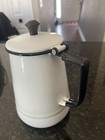 Vintage Enamelware , Farmhouse, Camping White Large Coffee Pot — photo 9
