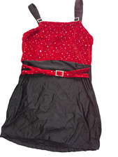 Revolution Dancewear costume Dress Leotard RN114987 Style 14 Red/Black Size MA