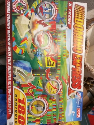 Domino Express X-Treme von Ideal. 180 Dominosteine mit Box - ungetestet 