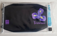 ROBIN RUTH 3 plis FACE COVER - Tennessee Iris Noir - Taille unique
