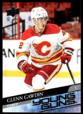 2020-21 Upper Deck Young Guns Glenn Gawdin Rookie Calgary Flames #726 R89