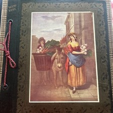 Victorian Photo Album PORTRAIT OF LADY WOMAN Empty CRAFT SCRAPBOOK Market Farm