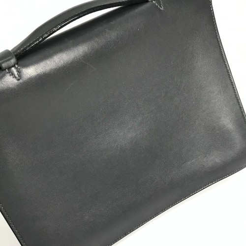 HERMES Sac Adeptech 27 Briefcase Hand Bag Business bag VeauSwift Graphite K□ - Picture 6 of 15