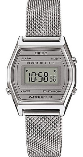 Casio LA-690WEM Orologio Donna polso Vintage Nuovo Crono Sveglia Milanaise  Band | eBay
