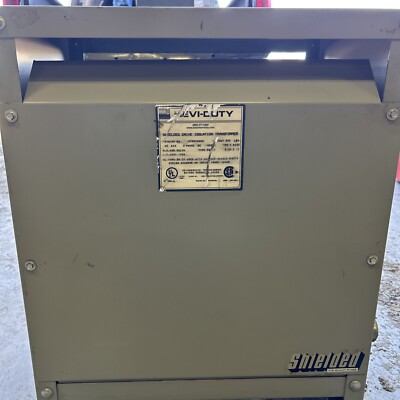 EGS SHIELDED DRIVE TRANSFORMER DT651H40S 40KVA 3PH 60HZ 460DELTA 460Y/266V 1YEAR