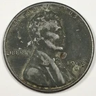 1943-S Lincoln Wheat "Steel" Cent Penny - Fine (F) KM#132a - WC43SF