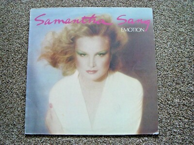 A-SAMANTHA SANG-EMOTION-UK LP-1978-NM-BARRY/ROBIN GIBB-UNPLAYED BEE GEES