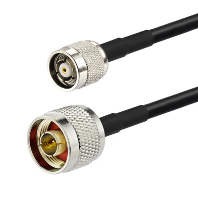 2-Pack 100cm N Male to RP-TNC Male RG58 Coaxial Pigtail Extension Cable 1m