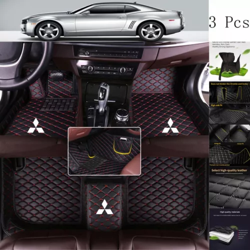 For Mitsubishi Mirage Car Floor Mats Waterproof Carpets All-weather Seasons Set - Picture 29 of 47