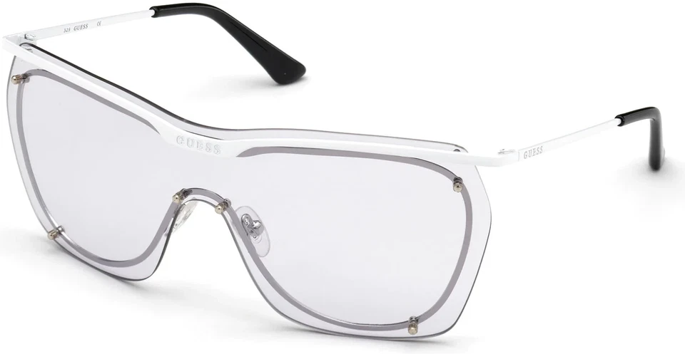 Gafas de sol Guess GU7720 21C blancas con escudo transparente marco para mujer 144-135 GU7720 Foto 2 de 2