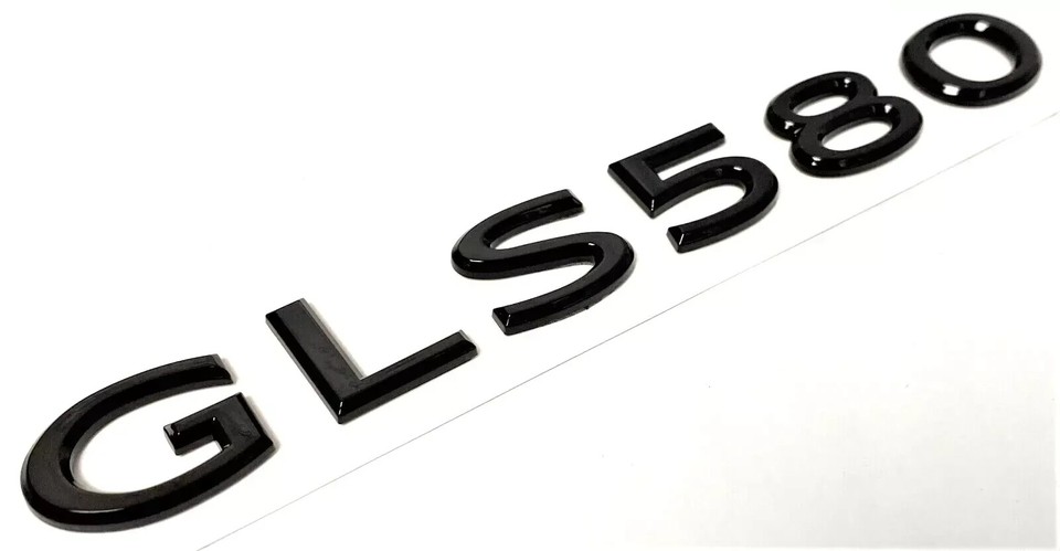 GLS63 AMG Mercedes BLACK Star Emblem Trunk Logo Badge GLS580 GLS450