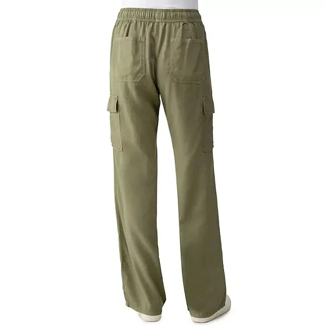 Social Standard by Sanctuary Women's Cargo Pant Size L Green - Image 3 of 4