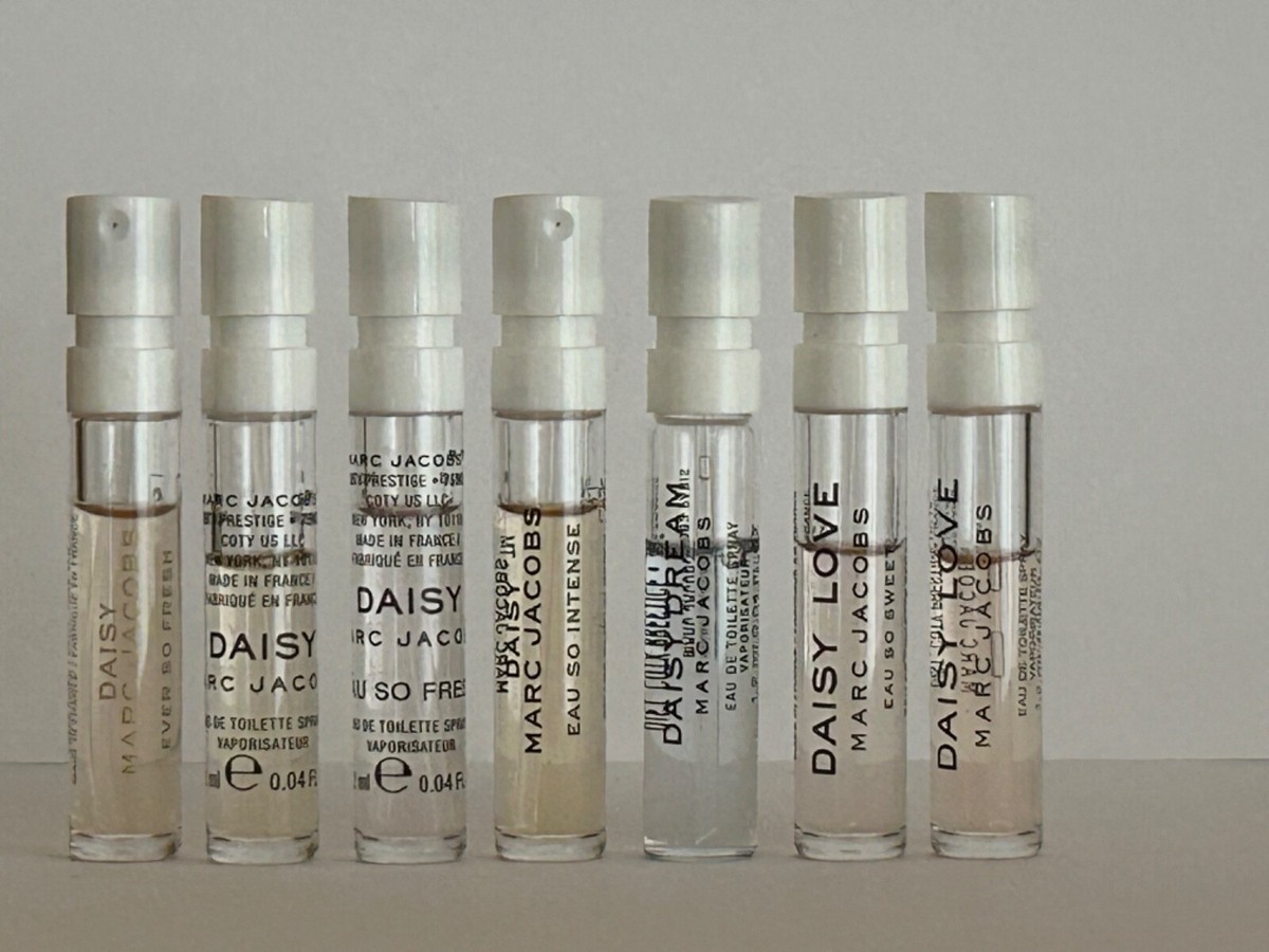 MARC JACOBS DAISY 7pc collection Sample Spray Ever Eau So Fresh