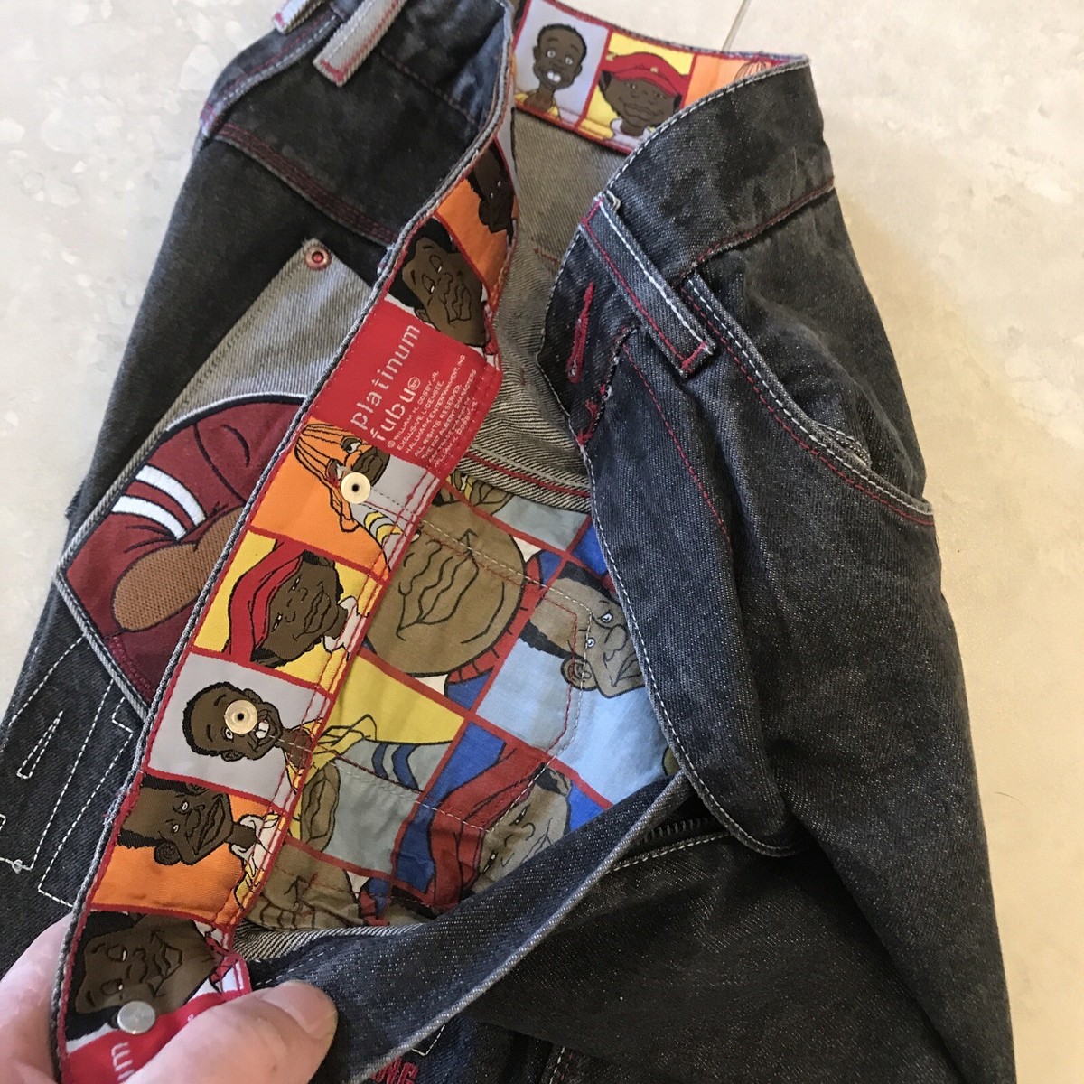 Platinum Fubu Men's Jeans Size W32 / L34 FAT ALBERT And The