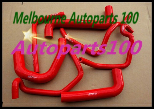 Red Hose Commodore VY V8 5.7 LS1 2002-2004 For Holden Silicone Radiator Heater - Picture 2 of 6
