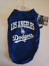 Pets First Los Angeles Dog Jersey Blue Size Medium New W/Tags
