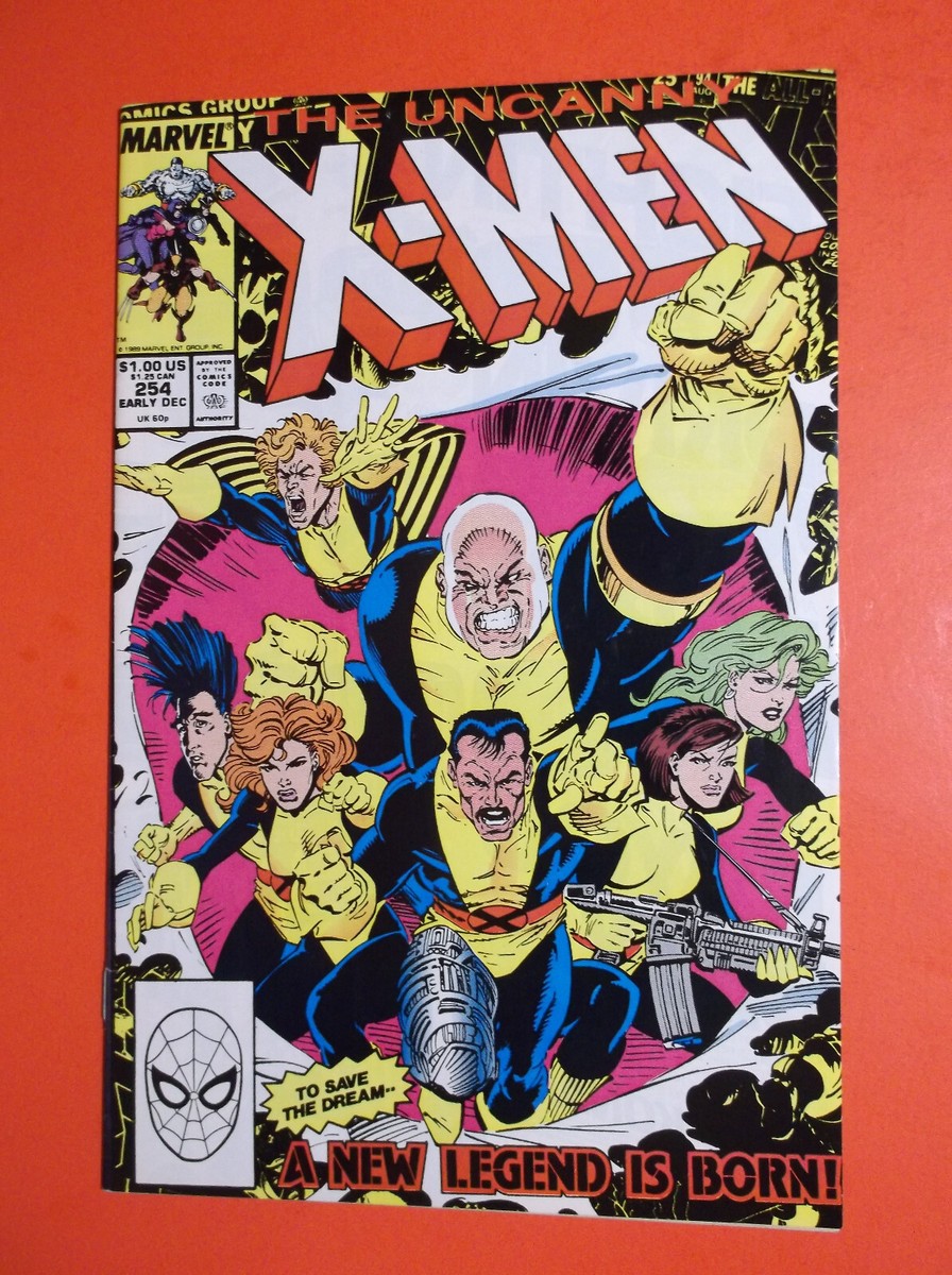 UNCANNY X-MEN # 254 - VF 8.0 - 1989 JIM LEE COVER | eBay
