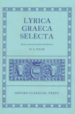 Lyrica Graeca Selecta - [Clarendon Press]