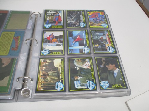 1978-1994 SUPERMAN Movie Lot 4 Card Sets ALBUM 350+ Cards BN-179 - Picture 4 of 6