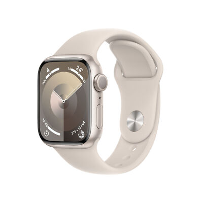 Apple Watch Series 9 (41 mm) Polarstern GPS Apple Smartwatch 3 Jahre Gewähr