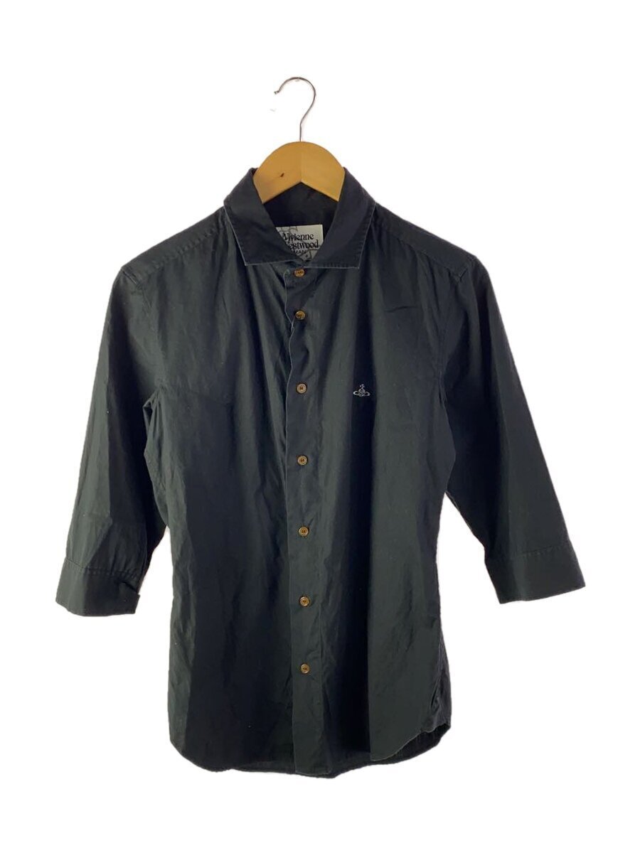d*7様 Vivienne Westwood MAN シャツ　サイズ46 Vivienne Westwood MAN 7-minute sleeve shirt/46/cotton/BLK