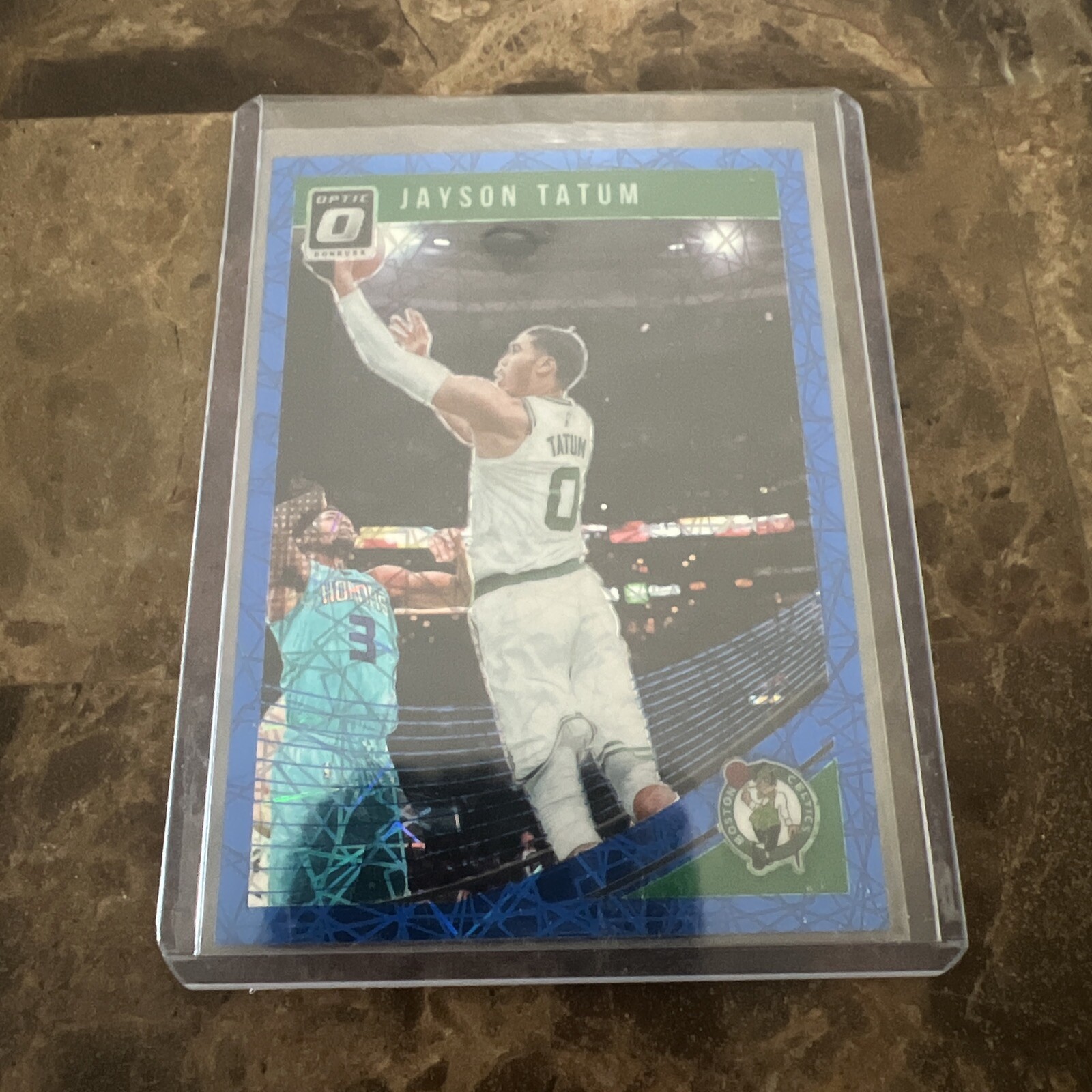2018-19 Donruss Optic Blue Velocity #76 Jayson Tatum
