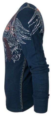 Camiseta Xtreme Couture by AFFLICTION Para Hombre TÉRMICA REMACHADO - Imagen 7 de 12