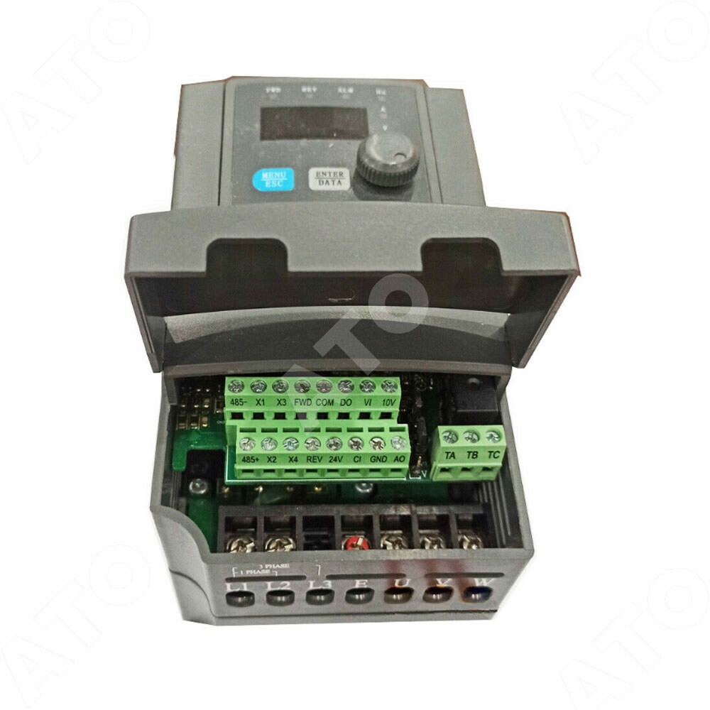 ATO Variable Frequency Drive Inverter Single ~3 Phase VFD - 5HP 220V 3 ...