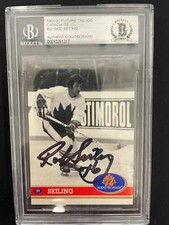 ROD SEILING 1991-92 FUTURE TRENDS CANADA '72 - BGS AUTHENTIC AUTO - *4446
