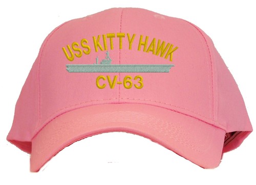 USS Kitty Hawk CV-63 Embroidered Baseball Cap - Available in 7 Colors Hat - Picture 9 of 9
