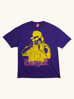 Ruthless Records Eazy-E 20th Anniversary Purple Graphic T-Shirt Mens XL NWA Rap