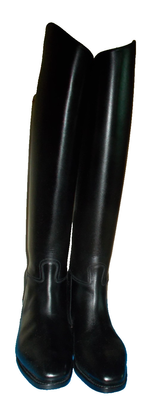 Cavallo Leder Reitstiefel schwarz, Gr. 5 12(38), Neu