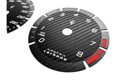 Maserati Levante - Modena Carbone - Replacement tacho dials gauges - converted f