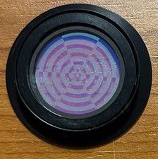 Glass gobo dichro type 19 37 mm with metal ring outside only 1 mm