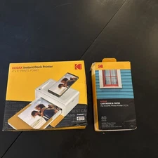KODAK Instant Dock Printer PD460  + 80 Sheets Paper Brand New In Box
