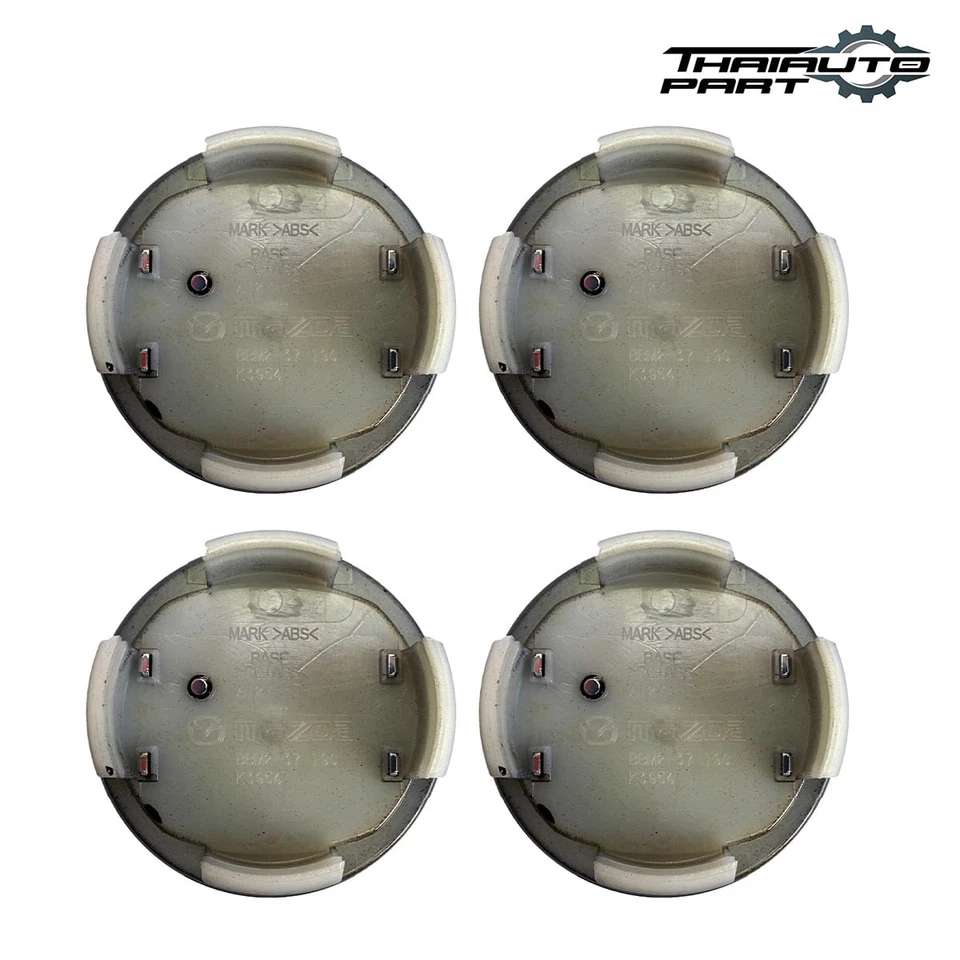 Hub Wheel Center Cap Cover 4 PCs For Mazda 3 5 6 CX-5 CX-9 2013-2016 - Image 3 of 4