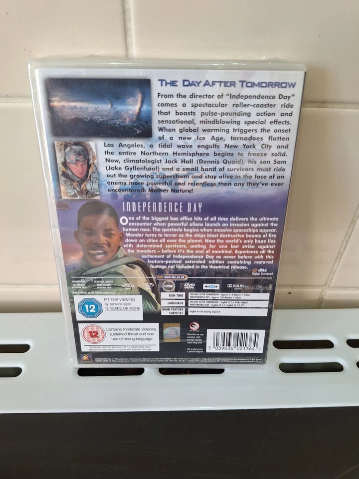 The Day After Tomorrow / Independence Day (Essential Collection) (DVD, 2005) - Image 3 of 4