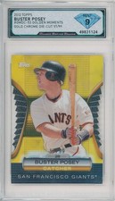 2012 Topps BUSTER POSEY Golden Moments Die-Cut Gold /99 💎 DSG 9 Mint