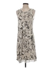 Simply Vera Vera Wang Women Gray Casual Dress S