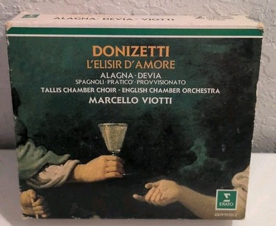 Donizetti L'elisir D'amore (2-CD box set & booklet) Voitti Alagna Devia B31
