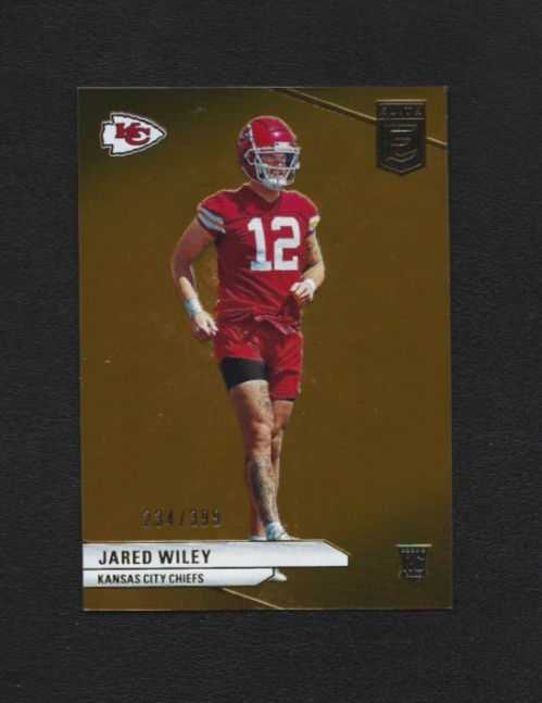 2024 Donruss Elite Jared Wiley RC #152 Orange Parallel 234/399 - Chiefs