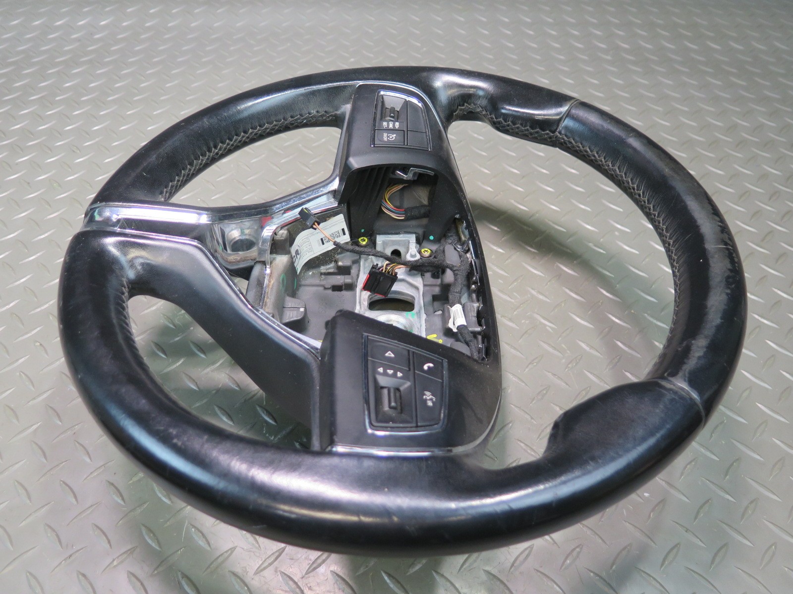 2014-2017 MASERATI GHIBLI M157 SQ4 STEERING W/ CONTROLS LEATHER BLACK