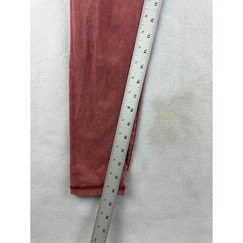 Aerie Chill Play Move Leggings Damen Gr. M Burgunder Waschung High Waist - Bild 3 von 5