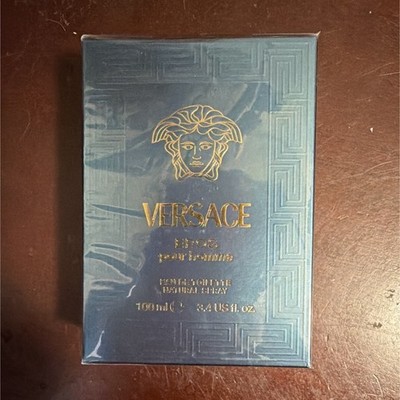 Versace Eros Pour Homme Eau de Toilette Spray, Regular Size 3.4 fl oz