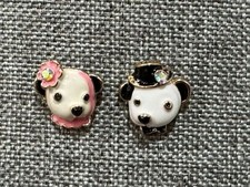Cute Dog Head Mix-Matched Stud Earrings