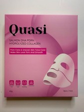 Quasi Salmon DNA PDRN Hydrolyzed Collagen Face Mask   4 Masks/Box  Hydrating 