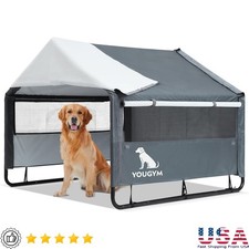 All Weather Outdoor Dog House Waterproof Windproof Large Pet Shelter Tent New
