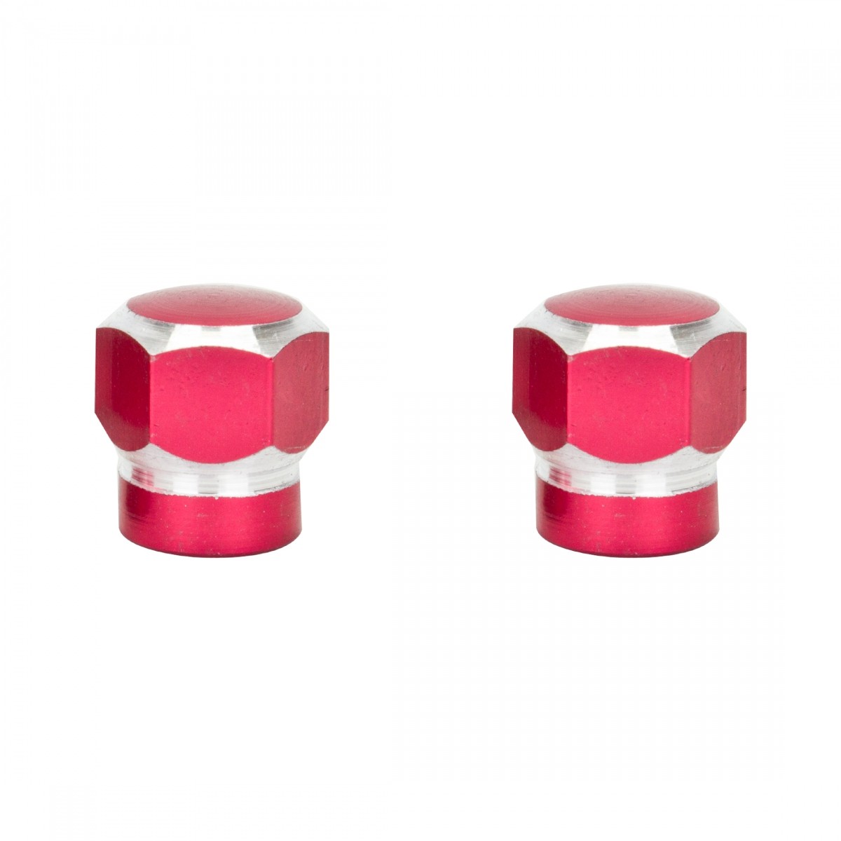 Trik Topz Hex 2-Тонные красные колпачки клапанов Schrader - Стильный и прочный аксессуар для велосипеда 2890₽