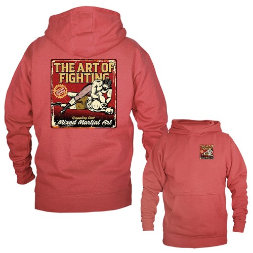 Sudadera con capucha pulóver Art of Fighting de artes marciales mixtas - Imagen 8 de 10