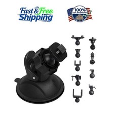 Secure Suction Mount for Dash Cameras - 15 Adapters for Ultimate Compatibility